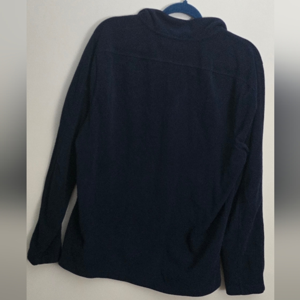 Banana Republic Men's Zip-Up Blue Sweater - Picture 4 of 4